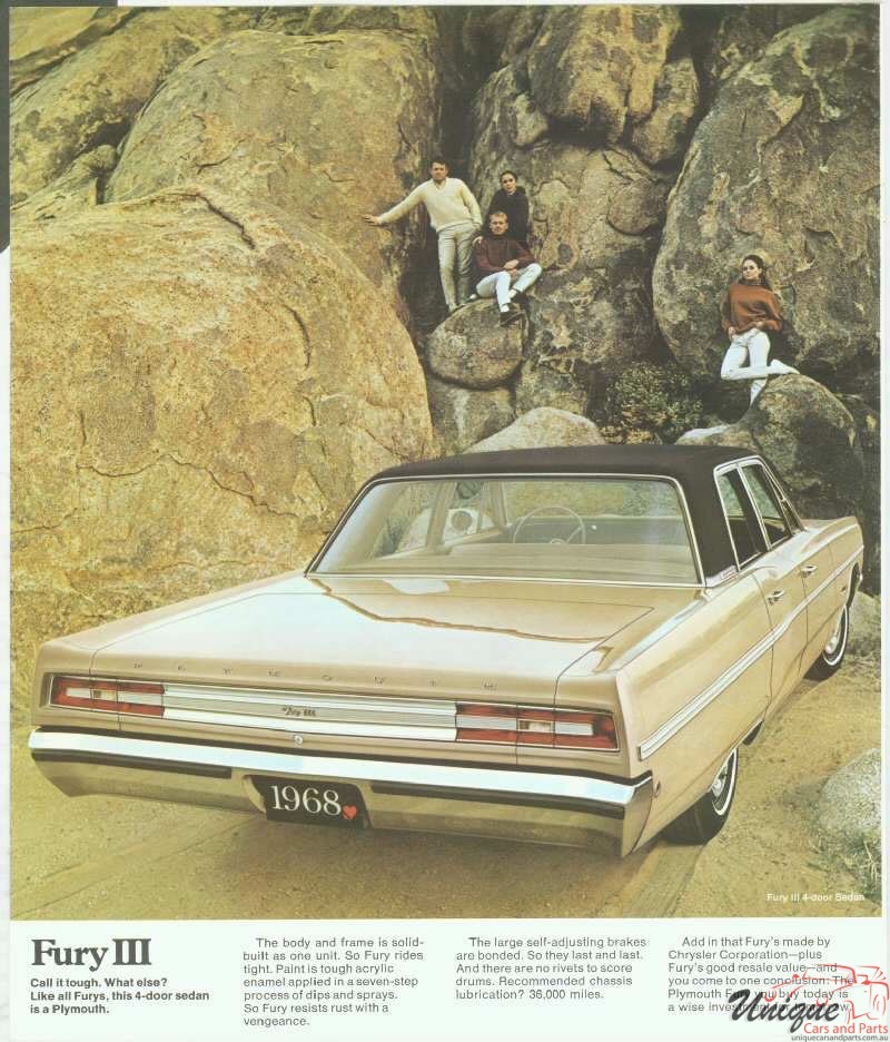 1968 Plymouth Fury Brochure Page 11